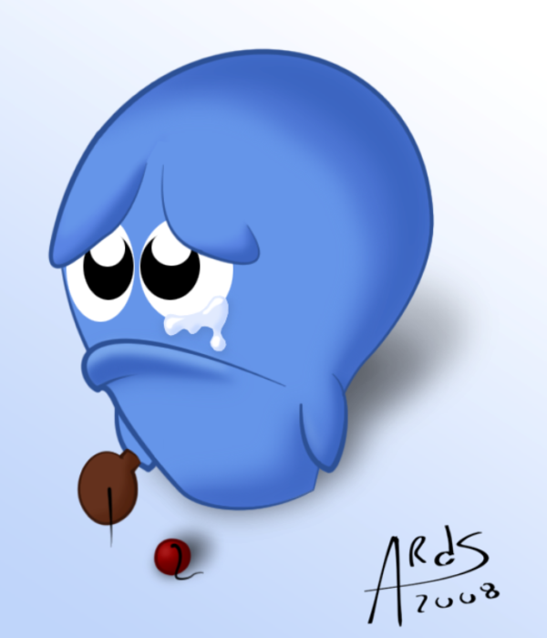 Bloo Crying