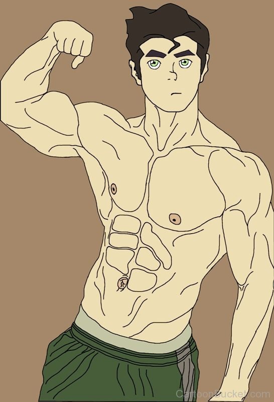 Bolin Showing Muscular Body