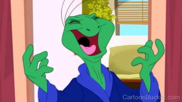 Cecil Turtle Laughing Loudly
