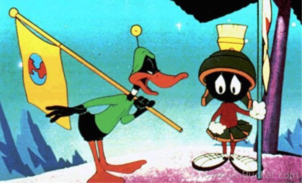 Duck Dodgers And Marvin