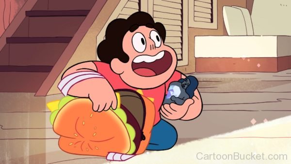 Excited Steven Universe