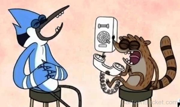 Rigby And Mordecai Laughing Badly