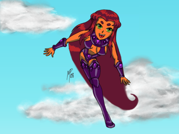 Starfire Flying