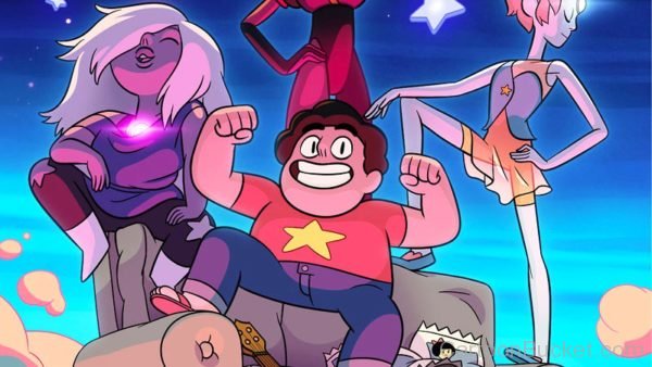 Steven Universe Enjoying Party With Ladies