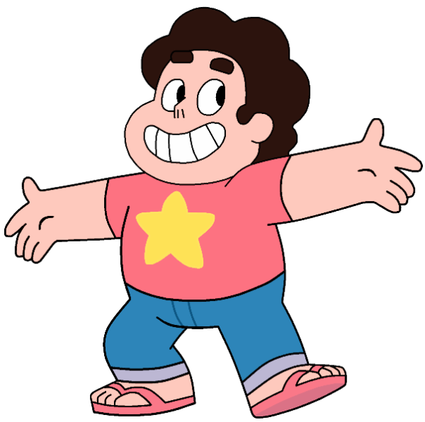 Steven Universe Looking Happy