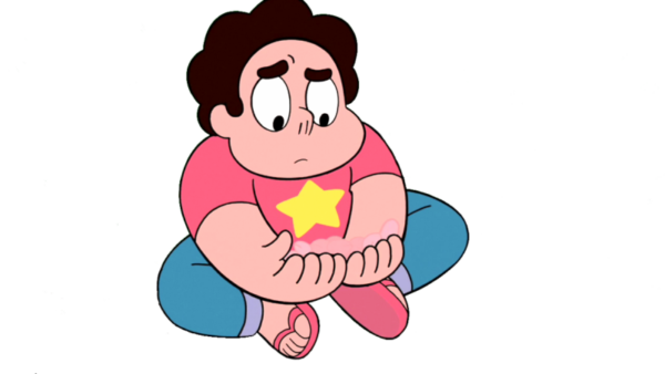 Steven Universe Looking His Hands