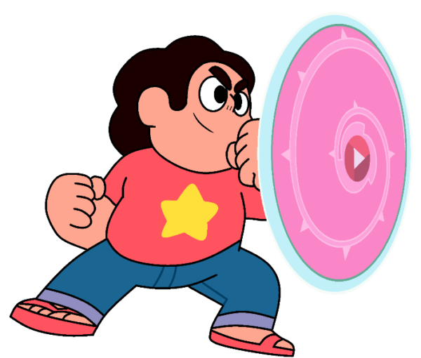 Steven Universe With His Weapon