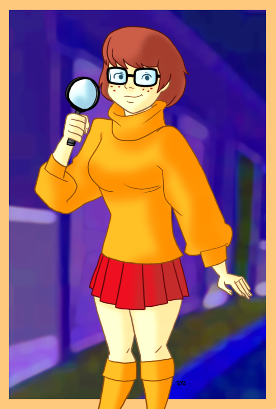 Velma Dinkley Holding Telescope