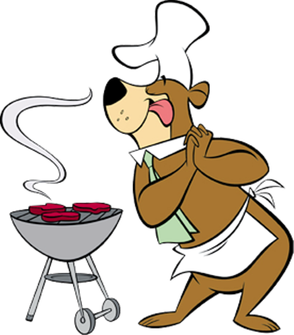 Yogi Bear Making Food