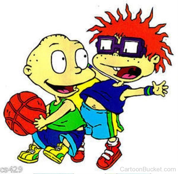 Chuckie And Tommy Playing