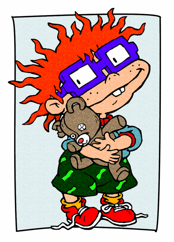 Chuckie Finster Holding Teddy