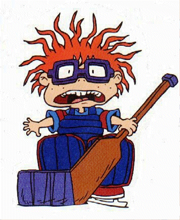 Chuckie Holding Bat