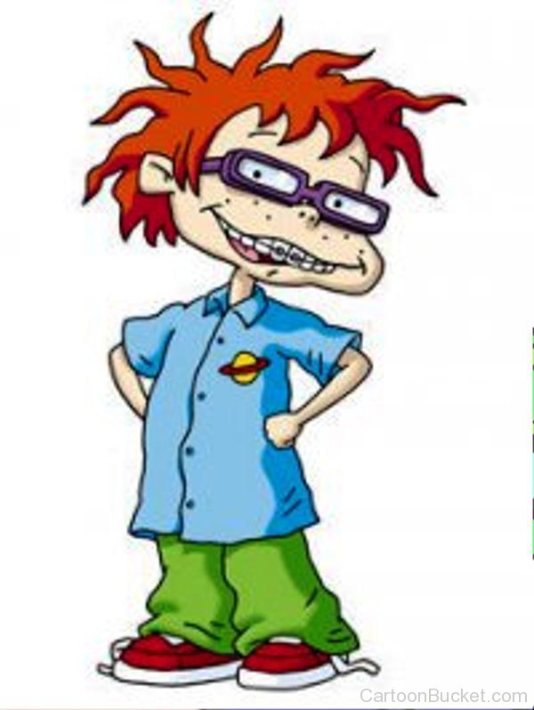 Chuckie Wearing Blue Shirt