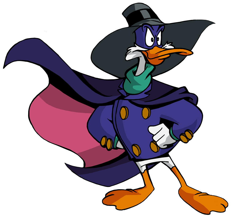 Ucky duck. Черный плащ Darkwing Duck.