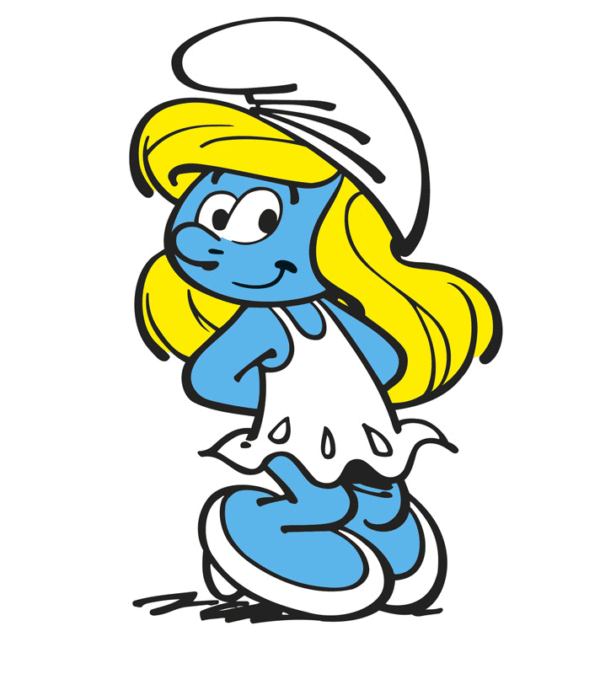 Mama Smurf SMiling