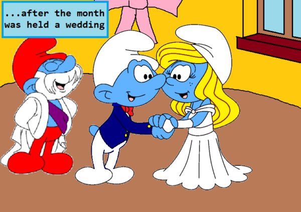 Mama Smurf With Friend