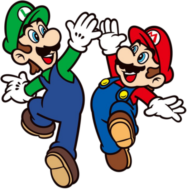 Mario Enjoying With Friend