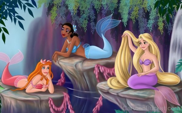 Mermaid With Friends Image