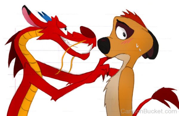 Mushu And Friend