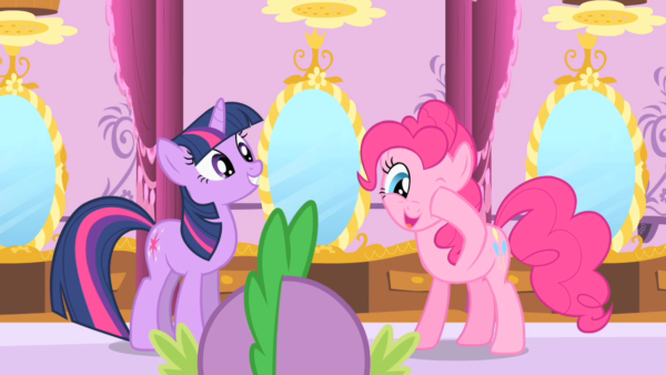 Pinkie pie Happy With Friend