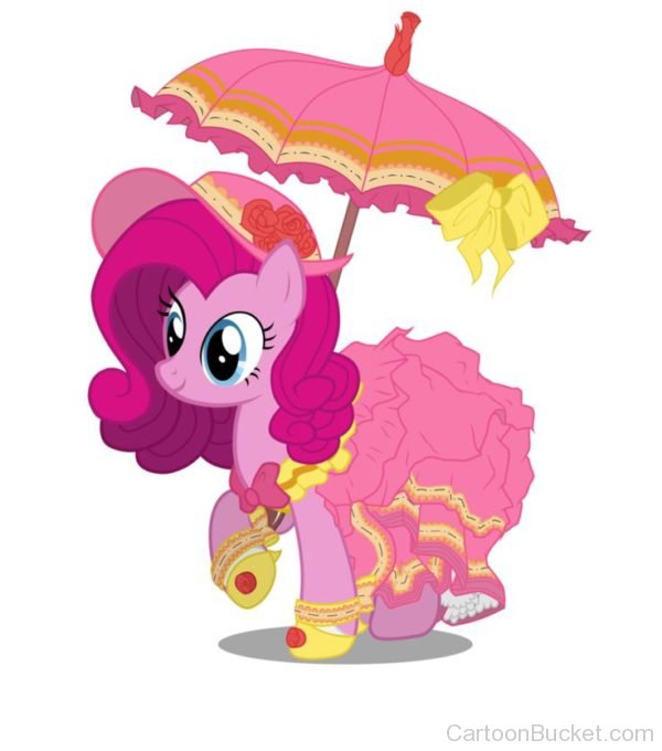 Pinkie pie Holding Umbrella