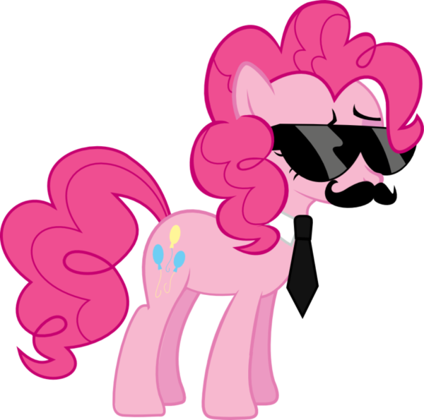 Pinkie pie Wearing Tie