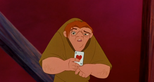 Quasimodo Holding Something