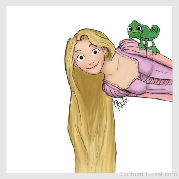 Rapunzel And Pascal