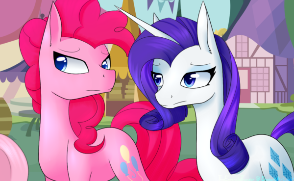 Rarity Redraw With Friend Picture