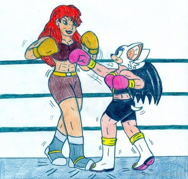 Rouge Fighting With Friend