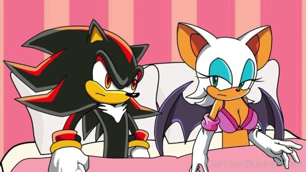 Rouge Sitting With Friend