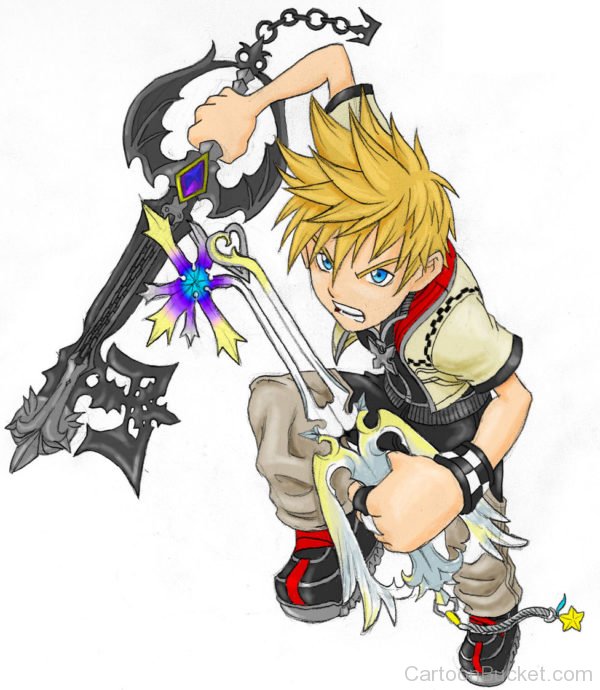 Roxas Holding Something