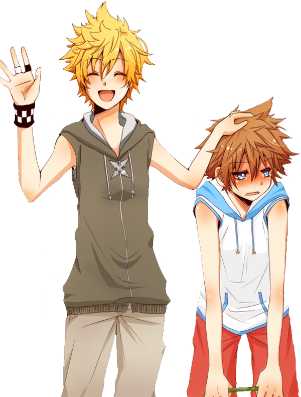 Roxas With Friend Pic