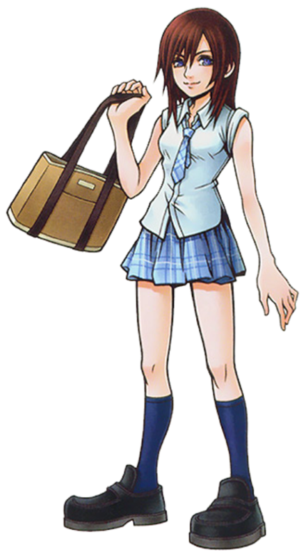 Kairi Wearing School Uniform