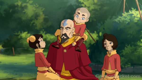 Tenzin Sitting With Baby